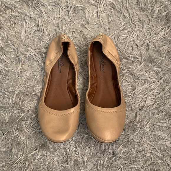 Lucky Brand Shoes - Lucky Brand Nude Tan Pearl 7.5 Ballet Flats